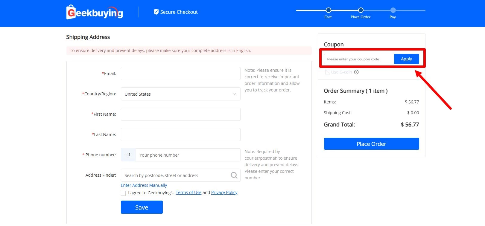 Geekbuying Promo Code